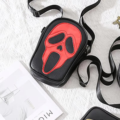 Halloween Ghost Bag Novelty Skull Crossbody Bags Y2k Women Girls Punk Hiphop Horror Skeleton Shoulder Bag Funny Handbag Purses