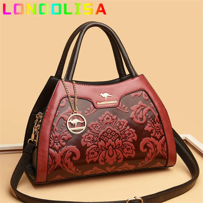 Casual Tote Luxury Leather Handbags Purse Women Bag Designer Messenger Shoulder Crossbody Bag for Female Shopper Sac A Main