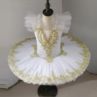 Tutu Ballet Led Light Swan Lake Ballerina Pancake Tutu Girl Women Adult Child Ballet Dress Kids Dance Costumes Tutu Led