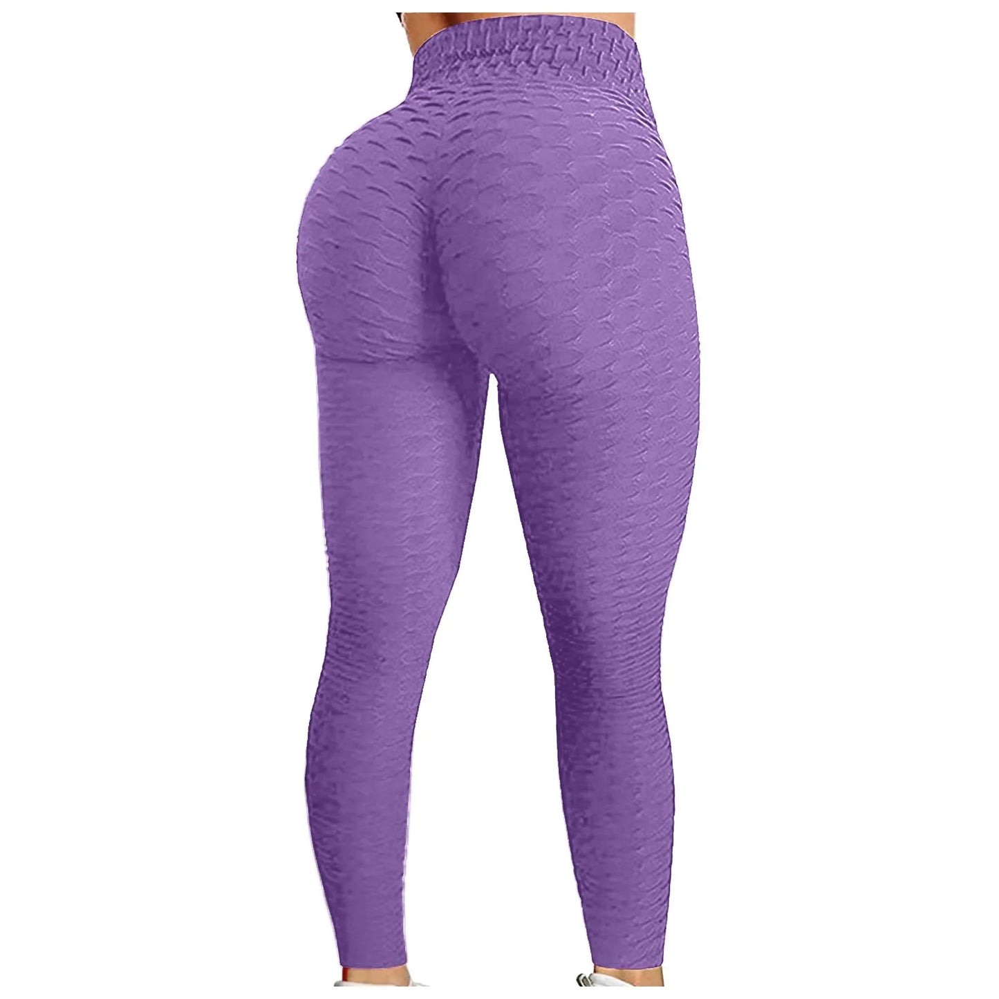 Women's High Waist Yoga Pants Tummy Control Slimming Booty Leggings Workout Running Butt Lift Tights