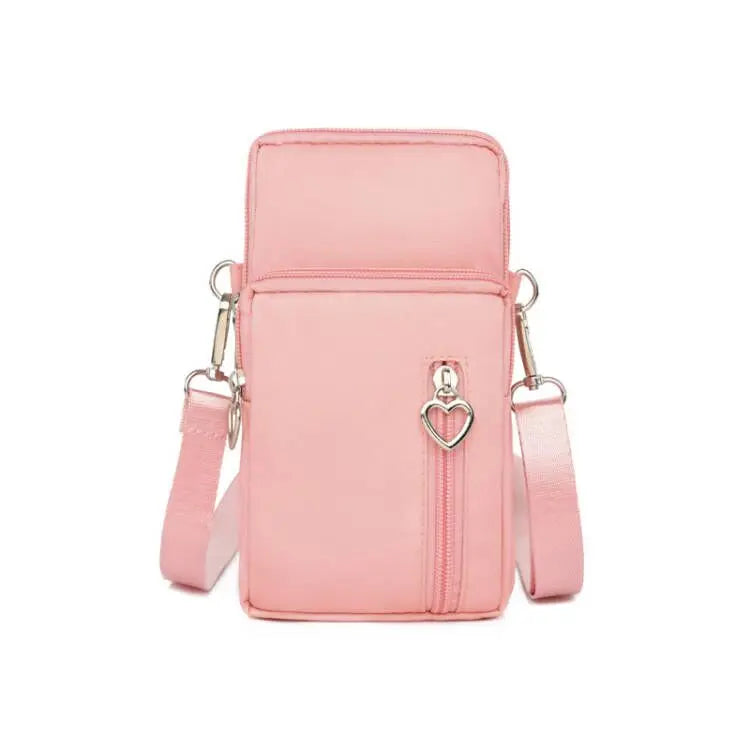 Crossbody Bags For Women Waterproof Nylon Multifunction Casual Small Bag Mobile Phone Case Crossbody Bag Sports Purse