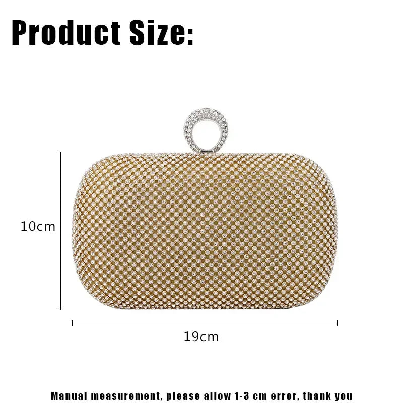 YoReAi Women Diamonds Evening Bag Female Clutch Design Brand Luxury Shoulder Bags Party Handbags Shiny Purse Messenger Pack