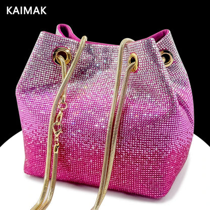 Latest Italian Design Luxury Shiny Wedding Party Ladies Handbag high quality Diamond Tote Evening Bag